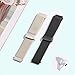 ZOCOVIN 2Pack Magnetic Braided Nylon Band Compatible With Garmin Vivoactive 5/Vivoactive 6/Vivoactive 3 Watch Bands, Stretchy Strap Replacement for Garmin Venu/Venu Sq/Forerunner 55/165/245/645