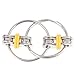 UKKD Jouet de décompression Chaîne De Décompression Fidget Spinner Spinner Toys Toys Toys Vélo Toy Anti-Stress Porte-Clés Keychain