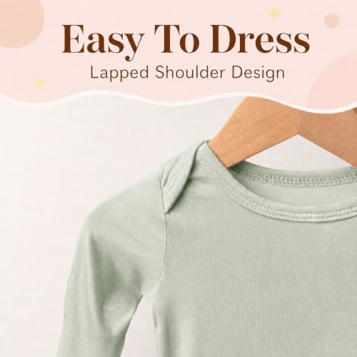 Image of Hello World Newborn Outfit Knotted Gown 0-3 Months, Baby Girl Boy Coming Home Sleeper with Sign