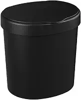 Coza - Lixeira de Pia com Tampa 2,5L Basic - Preto