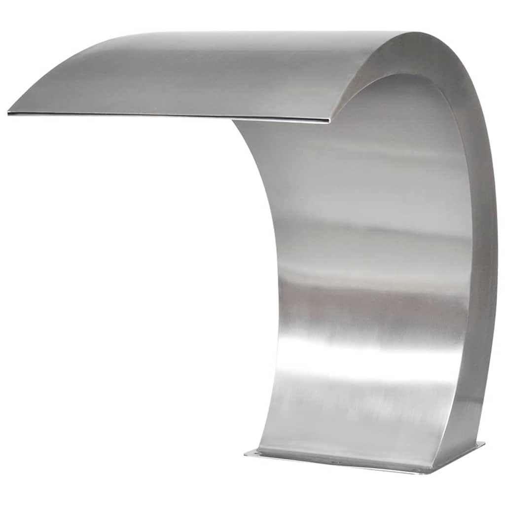 Fuente Cascada para Piscina Acero Inoxidable 45x30x60cm Fuente Estanque