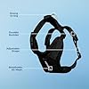 Voyager Step-in Pet Harness - All Weather Mesh, Adjustable Step in Harness for Cats and Dogs by Best Pet Supplies - Black, M #3