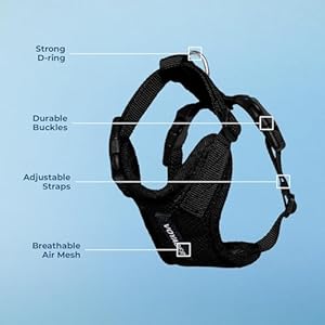   Voyager-Step-in-Lock-Pet-Harness-All-Weather-Mesh-Adjustable-Step-in-Harness-for-Cats-and-Dogs-by-Best-Pet-Supplies-Black-XS