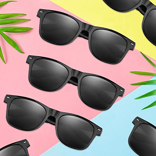 Morcheiong 12 Pack Party Sunglasses in Bulk for Birthday Summer Party Goody Bag Fillers Favors (Black)2