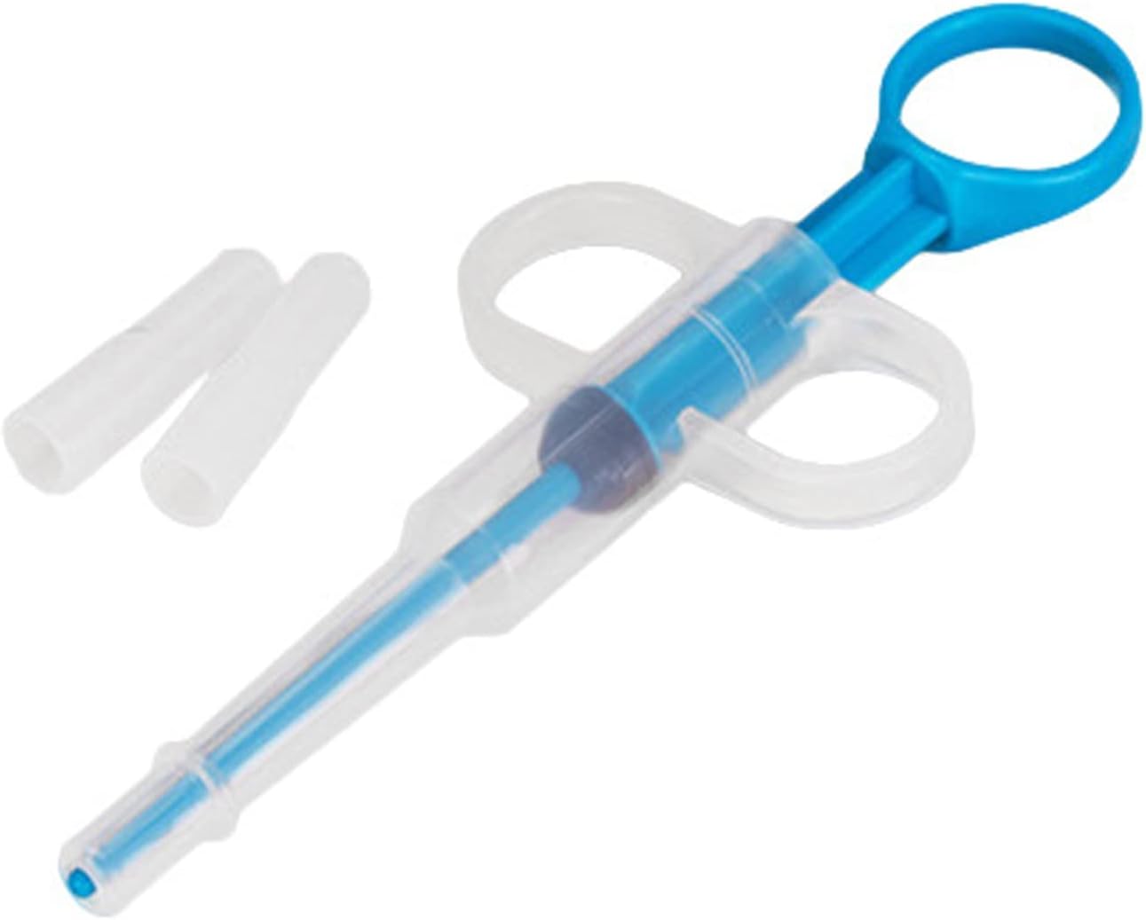 Jegtew Pet Medicine Feeder,Cat & Dog Pill Dispenser with 2 Soft Tips, Pill Plunger Control Rods for Small Cat Dog Puppy Pet