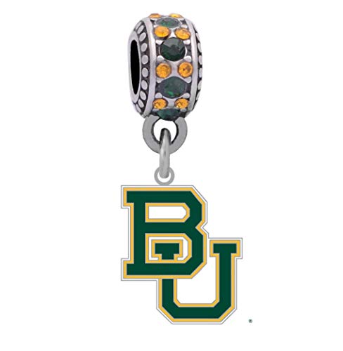 Baylor Logo Charm Fits Compatible With Pandora Style Bracelets