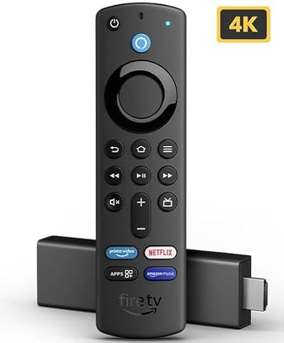 Certified Refurbished Fire TV Stick 4K with All-New Alexa Voice Remote | Streaming Media Player