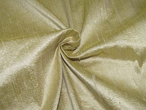 Soie Dupion or et crème 137 cm pour créer une robe de soirée élégante