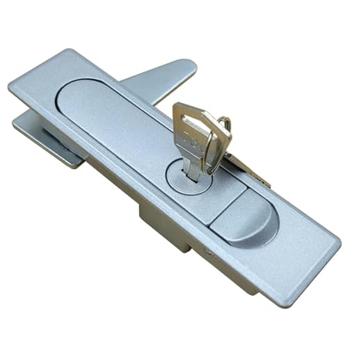 Serrure d'avion en alliage mat de zinc haute finition micro argent et noir - 6