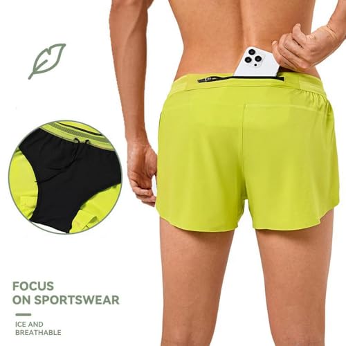 Pantalones cortos de secado rápido para evitar el sudor entrenando M 4