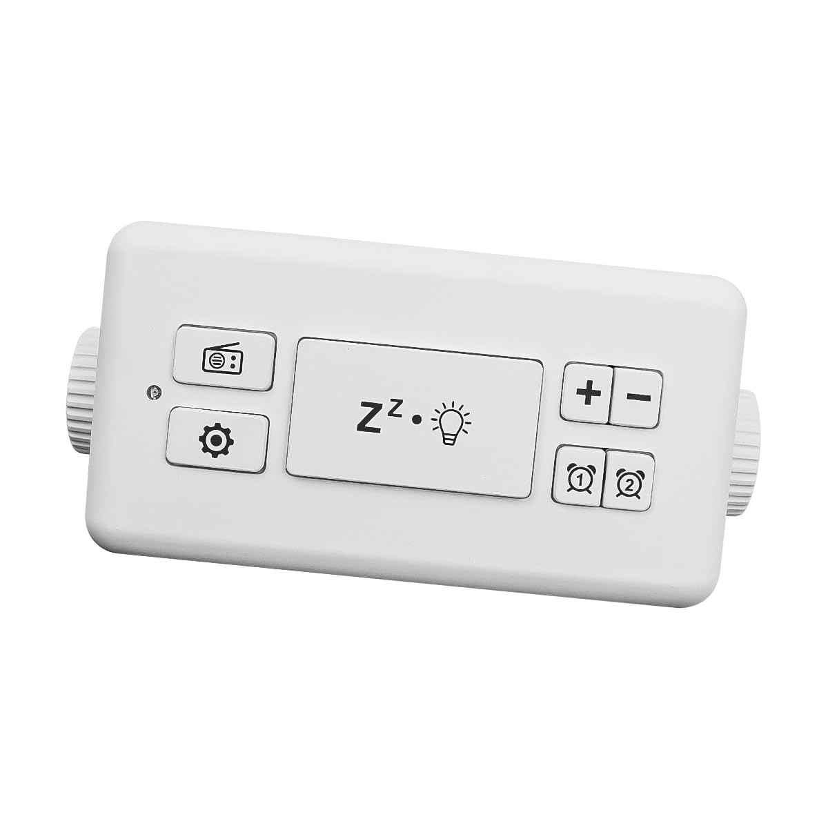DollaTek RGB Sveglia Digitale Radio FM Sveglia con 2 Porte USB Timer Snooze (Bianco)