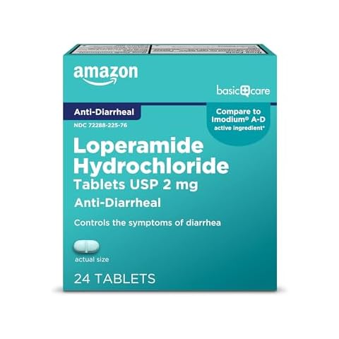 Amazon Basic Care Loperamide Hydrochloride Tablets Cover