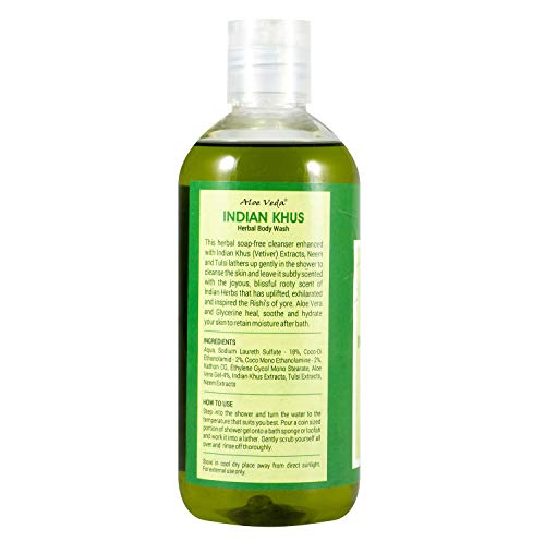 Image of Aloe Veda Body Wash and Luxury Shower Gel (Indian Khus)