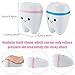 Hungdao 2 Pieces Jumbo Tooth Slow Rising Fake Tooth Anxiety Relieve Toy Dental Toys Dental Assistant Gifts for Stress Relief Teens, Adults(Classic)