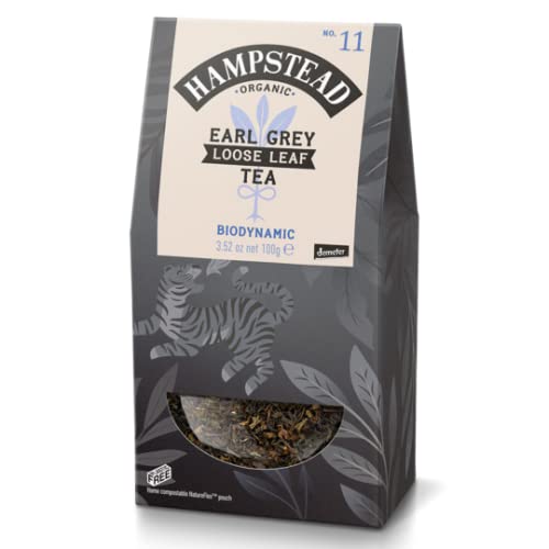 Image of Case of 6 x Hampstead Tea Organic Earl Grey Loose Leaf Tea (100G)