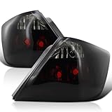 SPEC-D TUNING Black Smoke Tail Lights Compatible with 2004-2010 Scion tC, Left + Right Pair Assembly