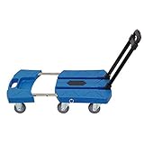 Material: hochwertiger Metallgriff und PP-Kunststoff. Anti-Crack und Anti-Rausch-Propylen-Trolley. Anti-Reibung Gummiräder