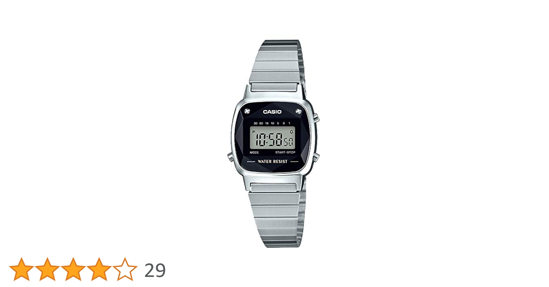 天然ダイヤモンド チープカシオ　 LA670WAD-1DF シルバー 楽天市場】CASIO カシオ カシオスタンダード腕時計 時計