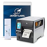 Zebra ZT411 Thermal Transfer Industrial Printer 203 dpi Print Width 4 in Serial USB Ethernet Bluetooth ZT41142-T010000Z | Includes Jetset Software
