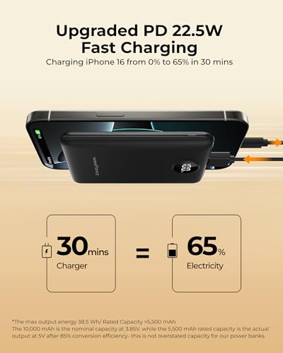 Cargador portátil ultradelgado 10000mAh con calentadores de manos 2 unidades miniatura 3