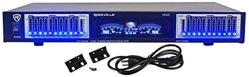 Technical Pro RX41BT+REQ20 Rx45Bt Home Theater Receiver 1000W Amplifier Bluetooth Usb Bundle With Remote Bundle With Rockville Req20 19 Inch Rack Mount Pro Dual 10 Band Graphic Equalizer Eq W/Vu Meters thumb #7