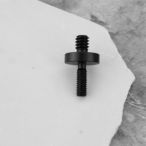 Briny River 4 Gewindeadapter von 1/4 Zoll auf M5 Ø15 X L 26 mm, geeignet für Zubehör für Fotokameras und schwarze Fotoausrüstung