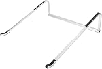 Foldable Laptop Stand, Aluminum Alloy Laptop Riser, Ergonomic Design, Silicone Anti Slip Pad, Open Bottom for Better Heat Dissipation, for 12 to 18 Inch