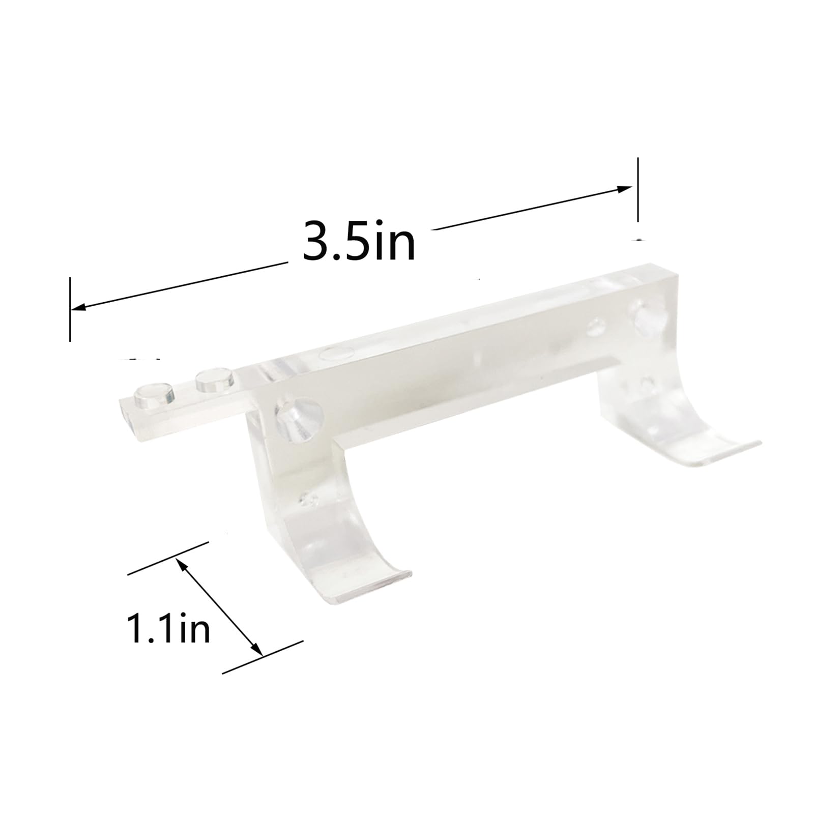 TEYOUYI Wall Mount for Any Lego Speed Champions Sets Wall Mount for Lego Speed of Champions with a Base for The Pilot,Wall Mount for Brick Cars and Figure 12pcs Transparent