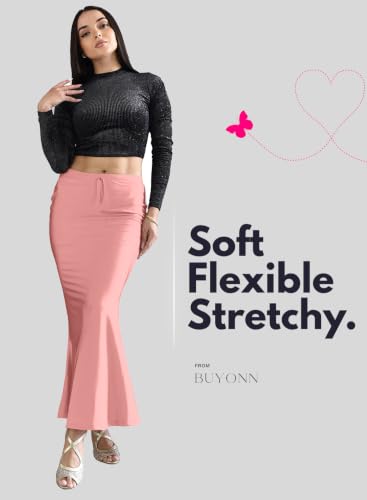 Image of Saree Shapewear Petticoat for Women, Stretchable Saree Shaper