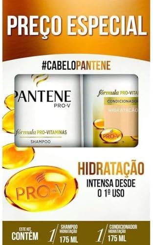 Kit Pantene PRO-V Hidratação Shampoo 175ml e Condicionador 175ml