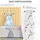 Bügelbrett Halter Wandmontage Bügelbrett Aufhänger Aus Edelstahl Mit Abnehmbaren Haken Geeignet Für Wäsche (Rostfreie Stähle)