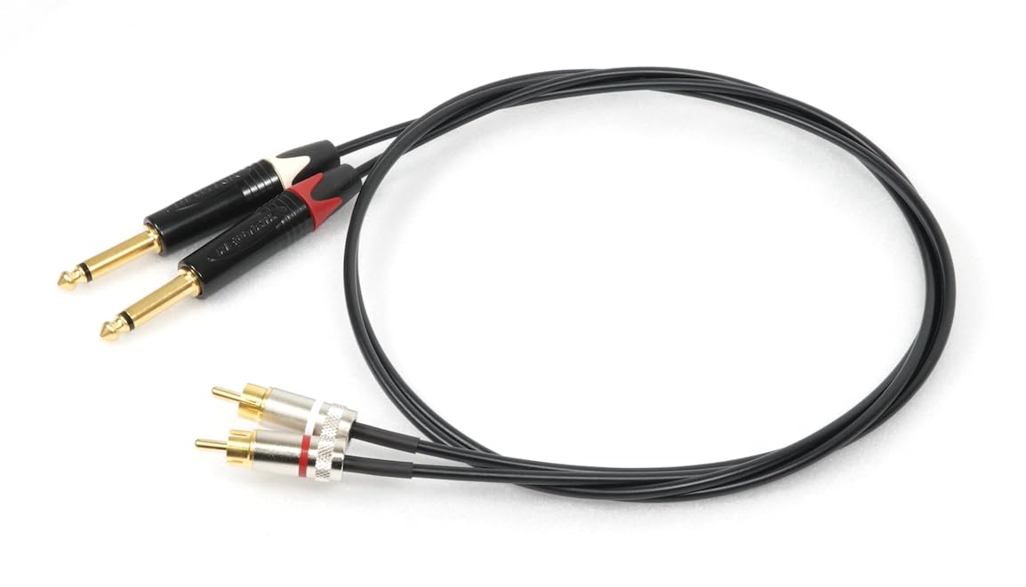 Amazon | MOGAMI モガミ 2803 TSフォン- RCA 変換ケーブル 2本