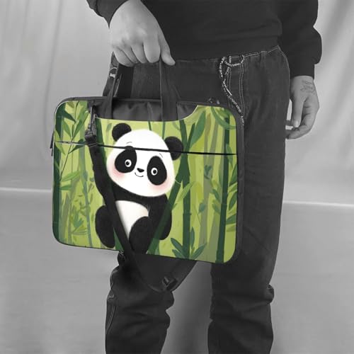 Bolsa para portátil impermeable Panda Forest 14" miniatura 2