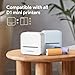 Cooljun Thermal Sticker Paper for D1 Mini Pocket Printer, 3 Rolls Regular Self-Adhesive Thermal Paper 57mm x 2.8m Compatible with All 57mm Pocket Thermal Printer (Orange Green Purple)
