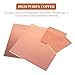 WSYCWG Copper Square Plate 5Mm Thick, Pure Copper Material Plate 50×100Mm-100×150Mm Perfect for Industrial Applications,5×100×100mm