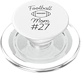Photo Gallery football mom numero 27 grande fan woman team mother my son popsockets popgrip per magsafe Photo Gallery football mom numero 27 grande fan woman team mother my son popsockets popgrip per magsafe