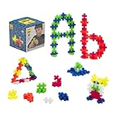 PLUS PLUS Big - Open Play Set - 100 Piece - Neon Color Mix, Construction Building Stem / Steam Toy,...