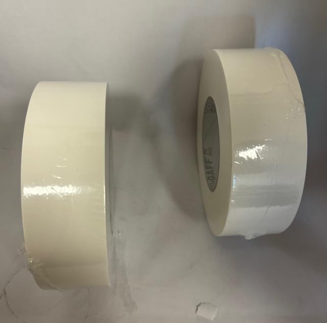 Generic White Pro-Gaff 2"" x55 yds, 2 Roll Pack