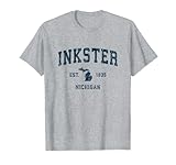 Photo Gallery inkster michigan mi vintage sports design navy stampa maglietta Photo Gallery inkster michigan mi vintage sports design navy stampa maglietta