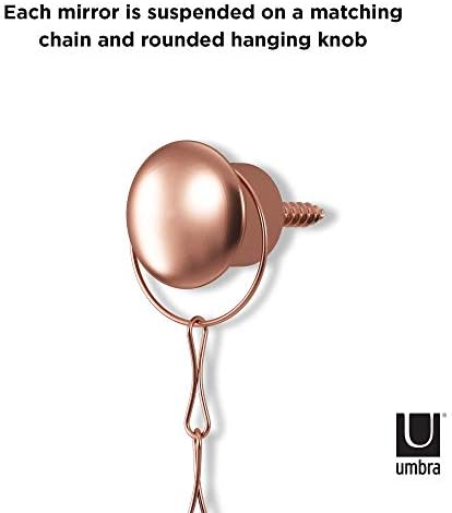 Umbra 1013877-880 Mirror, 18/8 Stainless Steel, Copper,