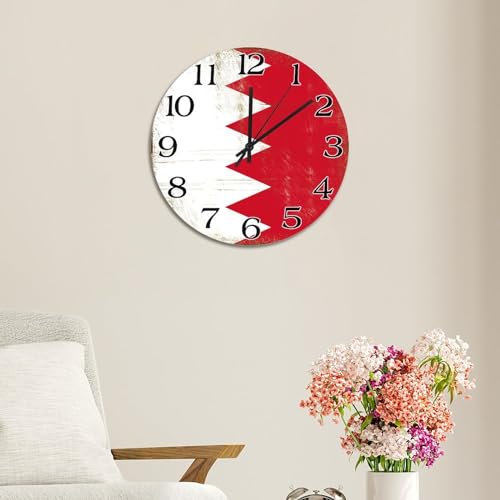 Horloge murale Bahreïn décoration rustique idée cadeau originale - 6