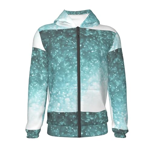 Abstract Bokeh Lights Kids Pullover Hoodies Boys Zip Up