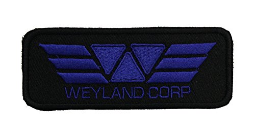 Alieni Weyland Corp Badge RICAMATO PATCH 10,2 cm o...