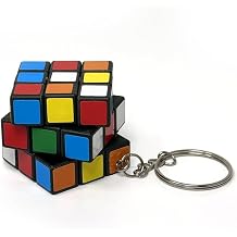 Cube Game Keychain, Retro-Inspired Puzzle Game Console Charm for Bags, Backpacks & Keys, Cute Gamer Accessory Gift for Teens, Kids & Gaming Fans