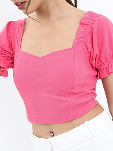 Image of KETCH Women Polyester Regular Fit Short Sleeve Tops