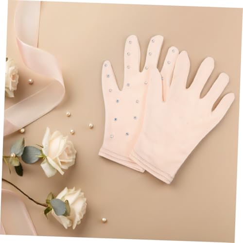 Toyvian Ice Skating Show Gloves Skating Supplies Ice Skating Gloves Girl Party Gloves Stage Gloves Figure4