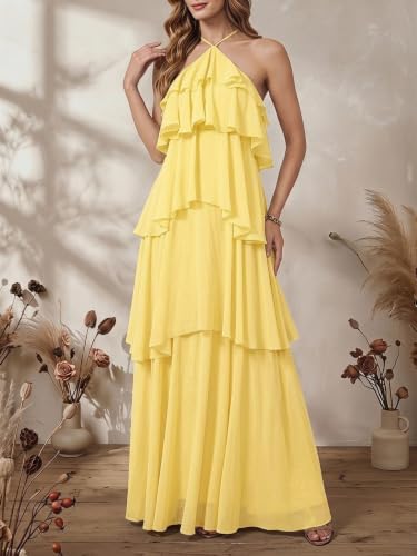 Image of SOLY HUX Women's Wedding Guest Maxi Dress