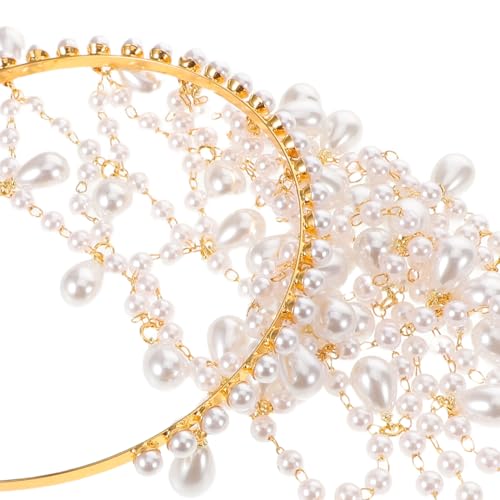 Bandeau perles boheme vintage pour coiffure mariee romantique - 3