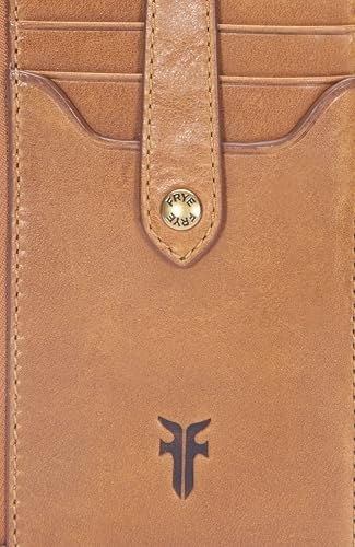 Image of Frye Women's Melissa Snap Card Wallet, Stylish Design with Holder & Slots, Compact for Purse