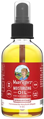 Skincare | Makeup Remover | Organic Moisturizing Oil for Body & Hair | Moisturizer for Hair Skin Nails Face | Improves Stretch Marks & Acne Scars | Great for All Skin Types | Vegan | Non-GMO | 4 Fl Oz